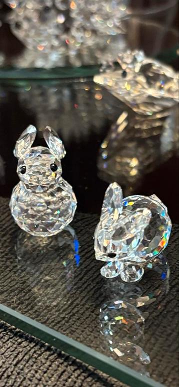 Swarovski Konijntjes - Set van 2 beschikbaar voor biedingen
