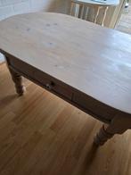 Grenen salontafel whitewash, Ophalen, Gebruikt, 100 tot 150 cm, 50 tot 100 cm