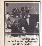 Retro reclame 1977 Flandria Schelde tochten havenrondvaarten, Verzamelen, Overige typen, Ophalen of Verzenden