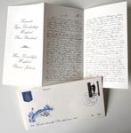Speciale envelop gouden huwelijk Juliana en Bernhard 1987, Postzegels en Munten, Postzegels | Nederland, Verzenden, Na 1940, Gestempeld