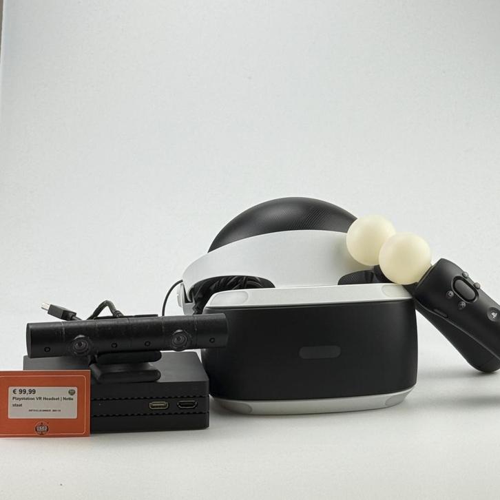 Playstation VR Headset | Nette staat, Spelcomputers en Games, Virtual Reality, Zo goed als nieuw