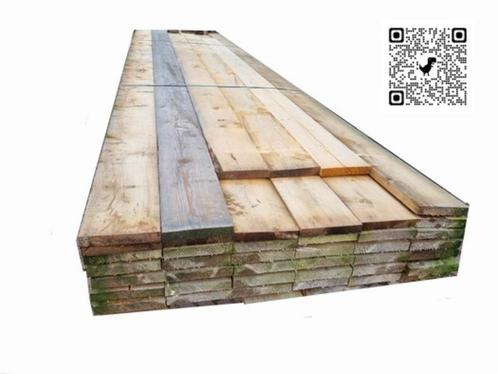 Partij Steigerhout – 227 meter – Fijnbezaagd  - nr: v2, Doe-het-zelf en Verbouw, Hout en Planken, Nieuw, Plank, Steigerhout, 300 cm of meer