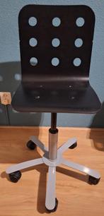 Zwarte Ikea Jules bureaustoel, Ophalen, Gebruikt, Zwart, Bureaustoel