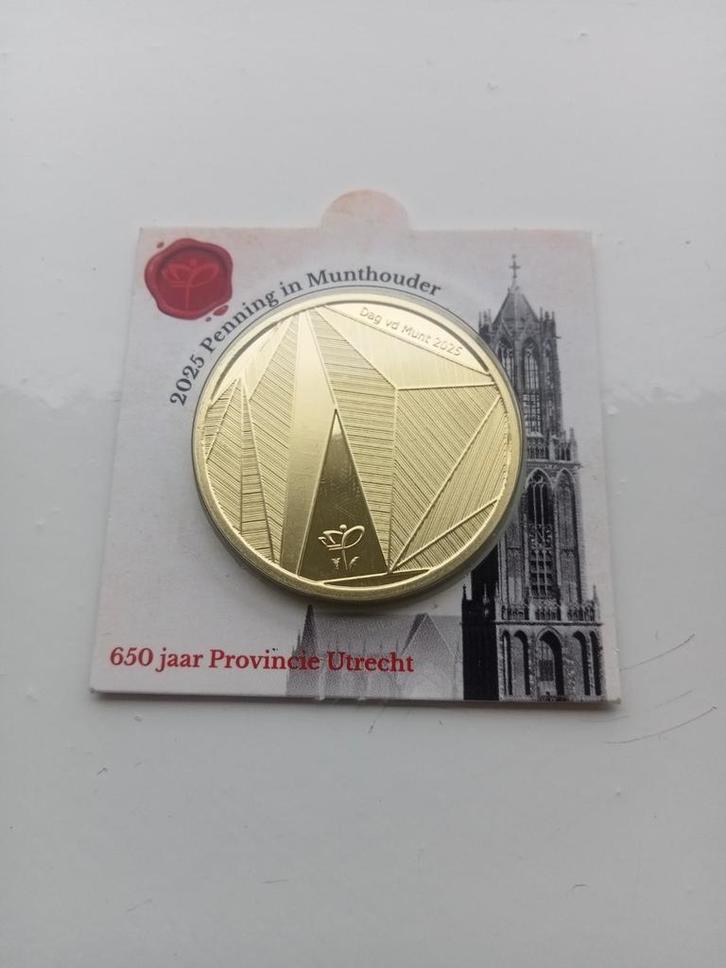 Penning Dag van de Munt 2025 Utrecht, Postzegels en Munten, Penningen en Medailles, Overige materialen, Nederland, Ophalen of Verzenden