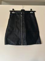 Nep leren rok kerst maat 36, Kleding | Dames, Rokken, Ophalen, Zwart, Zo goed als nieuw, Knielengte