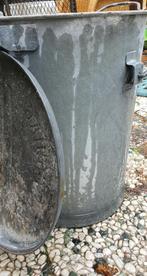 Vuilnis emmer van zink in hele goede staat, Ophalen of Verzenden, Gebruikt, Gietijzer, Waterornament