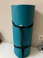Blauwe Crane Yogamat met Draagband, Ophalen of Verzenden, Zo goed als nieuw, Yogamat