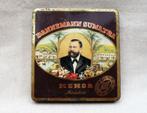 blik, leeg! Dannemann Sumatra Menor Ministros 10 sigaren., Ophalen of Verzenden, Gebruikt, Tabaksdoos of Verpakking