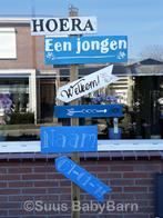 Geboortebord Wegwijzer voor geboorte van Jongen. 1m80 hoog!, Kinderen en Baby's, Kraamcadeaus en Geboorteborden, Ophalen of Verzenden