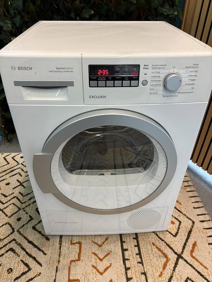 Bosch 8kg Warmtepomp Droger, Witgoed en Apparatuur, Wasdrogers, Zo goed als nieuw, Condens, 8 tot 10 kg, Minder dan 85 cm, Ophalen