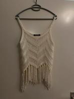 Ibiza boho top dames, Kleding | Dames, Ophalen of Verzenden, Zo goed als nieuw, Wit, Zonder mouw