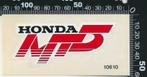 Sticker: Honda - MT5, Ophalen of Verzenden, Zo goed als nieuw, Auto of Motor