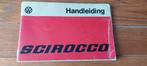 Handleiding vw scirocco, Ophalen of Verzenden