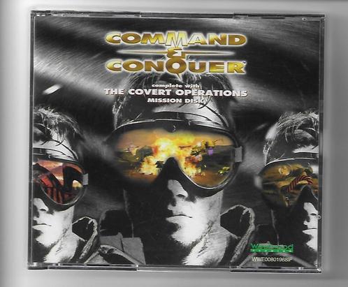 computerspel COMMAND & CONQUER, Mission Disk, 3 CD's, Spelcomputers en Games, Games | Pc, Zo goed als nieuw, Avontuur en Actie