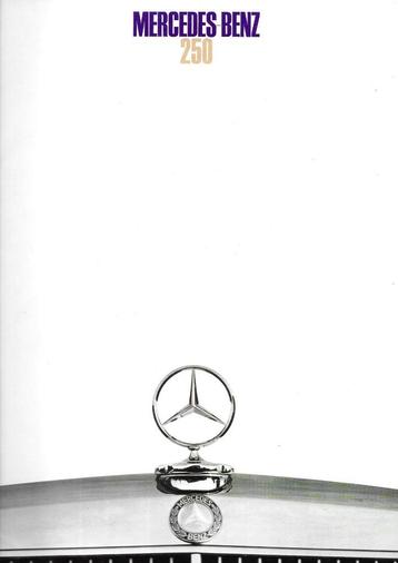 Mercedes Benz 250 benzine brochure (MB04) beschikbaar voor biedingen