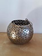 Metalen Kandelaar met Uitgesneden Patroon Marokkaans, Huis en Inrichting, Woonaccessoires | Kandelaars en Kaarsen, Ophalen of Verzenden