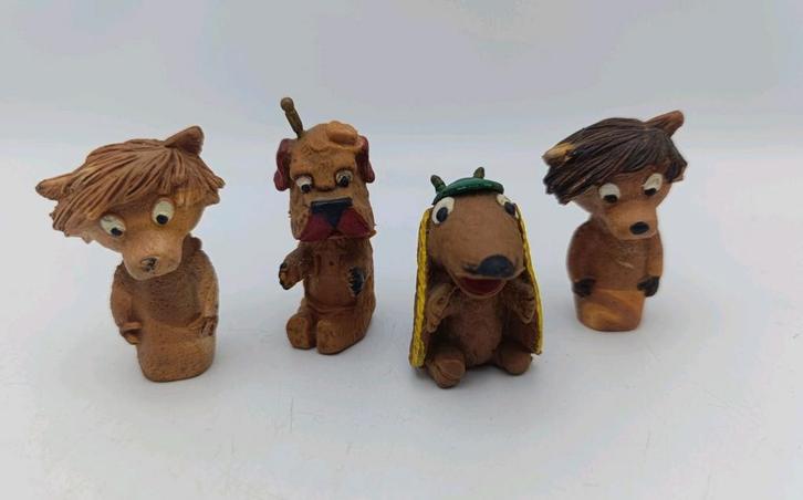 Woefs & de Lamaars: Gaander (2x) Woef & Dommelaar, Verzamelen, Poppetjes en Figuurtjes, Ophalen of Verzenden