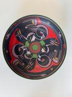 Art Deco koudglazuur fruitschaal, schaal op voet, Antiek en Kunst, Ophalen