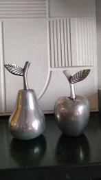 2444 vintage aluminium appel en peer objecten, Ophalen of Verzenden