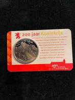 Te koop coincard 200 jaar koninkrijk, Postzegels en Munten, Penningen en Medailles, Ophalen of Verzenden, Overige materialen