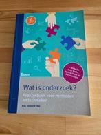 Wat is onderzoek? 9789024406937, Boeken, Studieboeken en Cursussen, Ophalen of Verzenden, Zo goed als nieuw, HBO