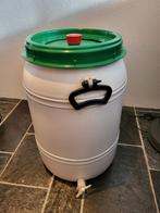 Te Koop: Gistvat met aftapkraan en waterslot, Ophalen, Gebruikt