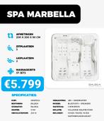 Spa Marbella – 4 pers jacuzzi – 200x200x90cm – 57 jets!, Ophalen of Verzenden, Nieuw