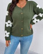 Vest Charu Groen (44-50), Verzenden, Nieuw, Groen, Trui of Vest