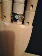 Zilver met maansteen anti stress ring 19 nieuw vaste prijs ✅, Verzenden, 19 tot 20, Nieuw, Dame
