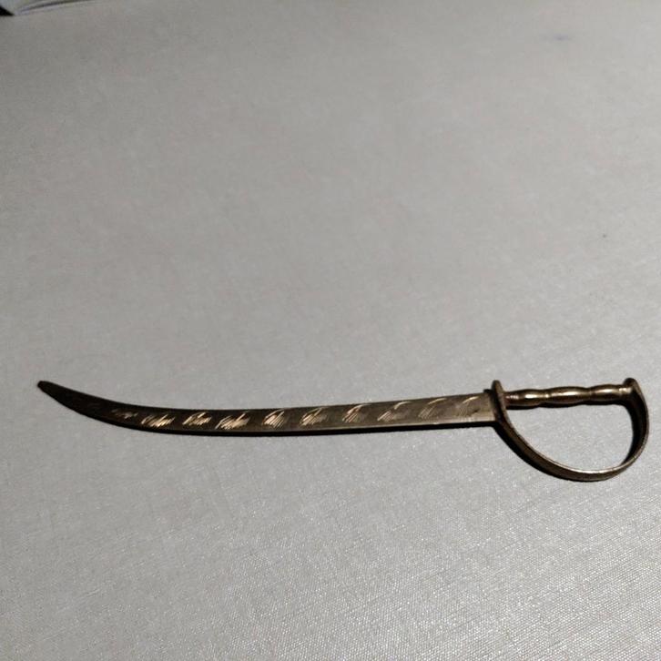 Briefopener,Zwaard,Messing,Sarna Brass India,Sabel,20 cm, Antiek en Kunst, Antiek | Kantoor en Zakelijk, Ophalen of Verzenden