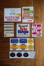 partij stickers - postcode en loterijen, Ophalen of Verzenden