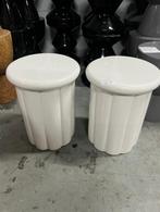 POLSPOTTEN Roman krukje bijzettafel wit | Van €360, nu, Huis en Inrichting, Tafels | Bijzettafels, 45 tot 60 cm, Minder dan 55 cm