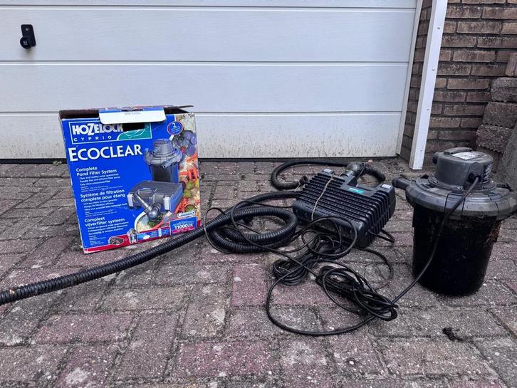 Hozelock Ecoclear compleet Vijverfilter Systeem, Tuin en Terras, Vijver-toebehoren, Gebruikt, Vijverfilter, Ophalen of Verzenden