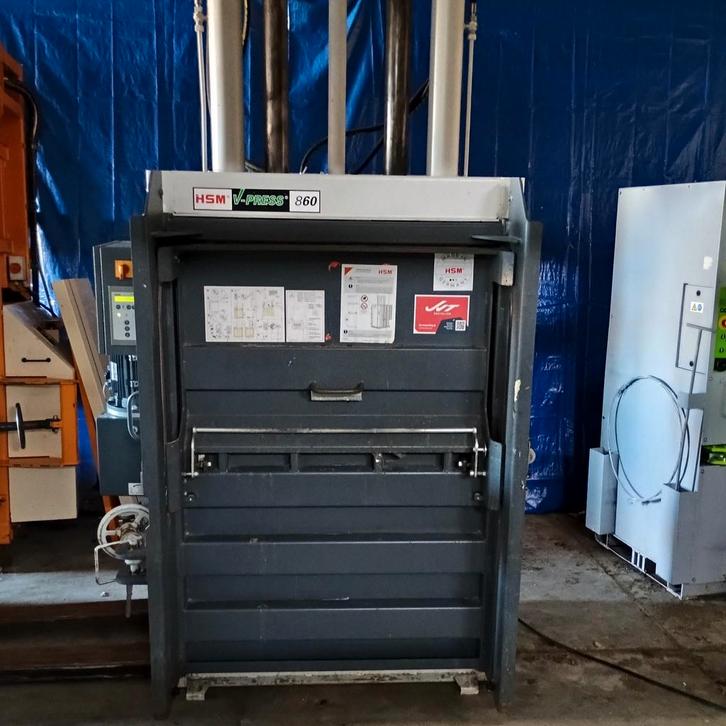 HSM 860 plus | papierpers | balenpers | kartonpers | 53 Ton, Doe-het-zelf en Verbouw, Overige Doe-het-zelf en Verbouw, Gebruikt