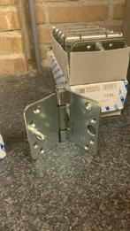 Overgebleven scharnieren zie beschrijving, Doe-het-zelf en Verbouw, Hang- en Sluitwerk, Ophalen of Verzenden, Nieuw, IJzer, Scharnier