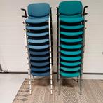 20 x stapelstoelen kantine stapelbare partij stoelen, Ophalen, Gebruikt, Bruin, Stof