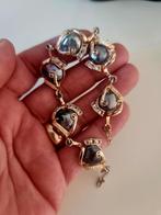 Vintage 1980 echte tahiti parels armband, Ophalen of Verzenden, Overige materialen, Armband