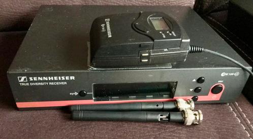 Sennheiser ew100 g3 beltpack, handheld shure beta 54 headset, Muziek en Instrumenten, Microfoons, Gebruikt, Zangmicrofoon, Draadloos