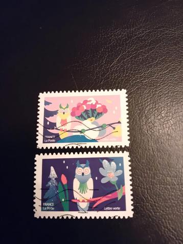 Postzegels Frankrijk - Uilen beschikbaar voor biedingen