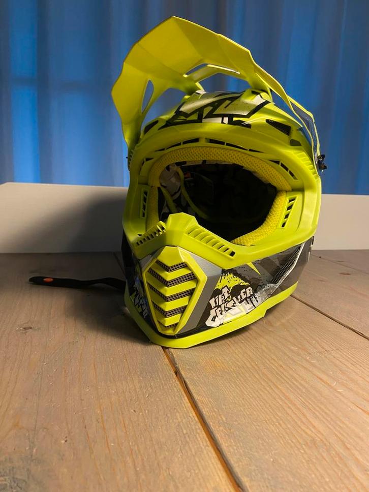 Cross helm, Motoren, Kleding | Motorhelmen, Offroadhelm, XS, Overige merken, Tweedehands, Ophalen