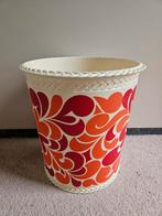 Retro prullenbak, Minder dan 10 liter, Ophalen, Metaal, Minder dan 50 cm