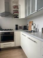 Gratis complete keuken - zelf demonteren, Ophalen, Gebruikt, Wit, Hoekkeuken