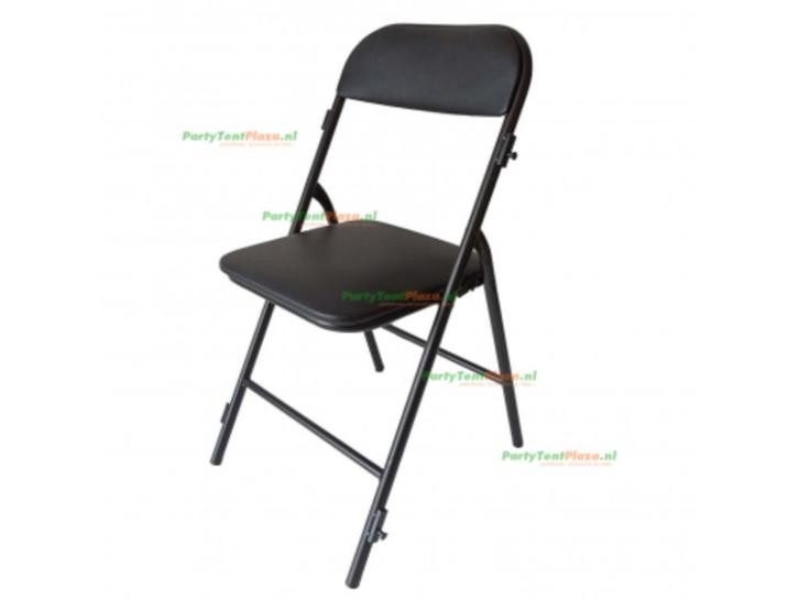 Stoel Prestige – Voor als de familie blijft plakken, Huis en Inrichting, Stoelen, Nieuw, Vijf, Zes of meer stoelen, Metaal, Zwart