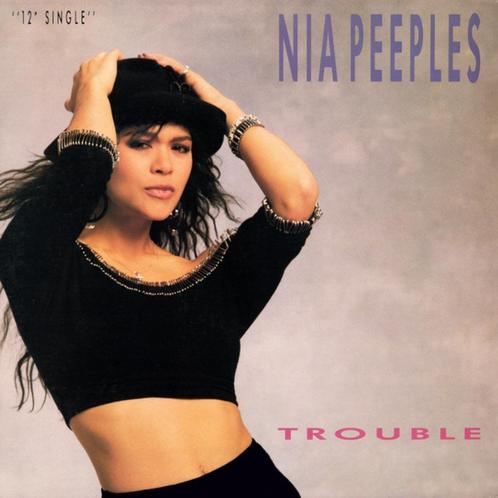 Nia Peeples - Trouble (Maxi Single), Cd's en Dvd's, Vinyl Singles, Gebruikt, Maxi-single, Hiphop en Rap, 12 inch, Ophalen of Verzenden
