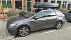 Seat Leon 1.4 TSI 92KW X-perience 2016 Grijs met dakkoffer, Auto's, 4 cilinders, Leon, Origineel Nederlands, Particulier