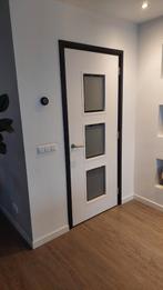 Mooie binnendeur met glas (83 x 211,5), Ophalen, Binnendeur, Zo goed als nieuw, 200 tot 215 cm