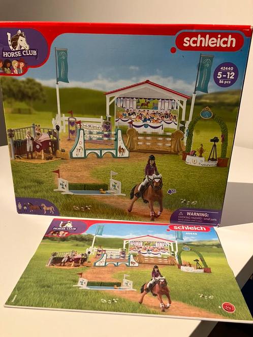 Schleich Horse Club - Vriendschapstoernooi (42440), Kinderen en Baby's, Speelgoed | Duplo en Lego, Zo goed als nieuw, Ophalen