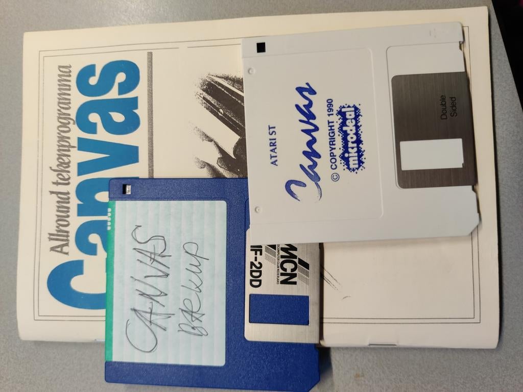 Canvas tekenprogramma voor Atari ST - ACNSoftware, Ophalen of Verzenden, Gebruikt, Overige