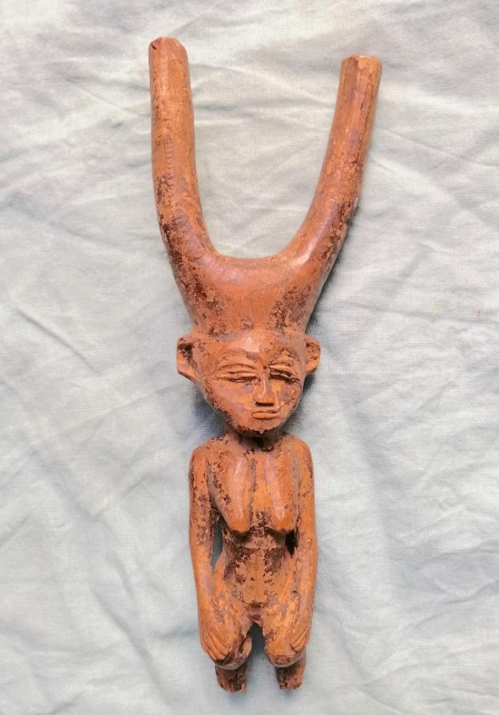 Baule Slingshot Katapult Ivoorkust - Afrika, Antiek en Kunst, Kunst | Niet-Westerse kunst, Ophalen of Verzenden
