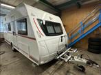 Caravan Bürstner Premio 495 TK met stappelbed, Caravans en Kamperen, 7 tot 8 meter, Ringverwarming, Treinzit, Particulier